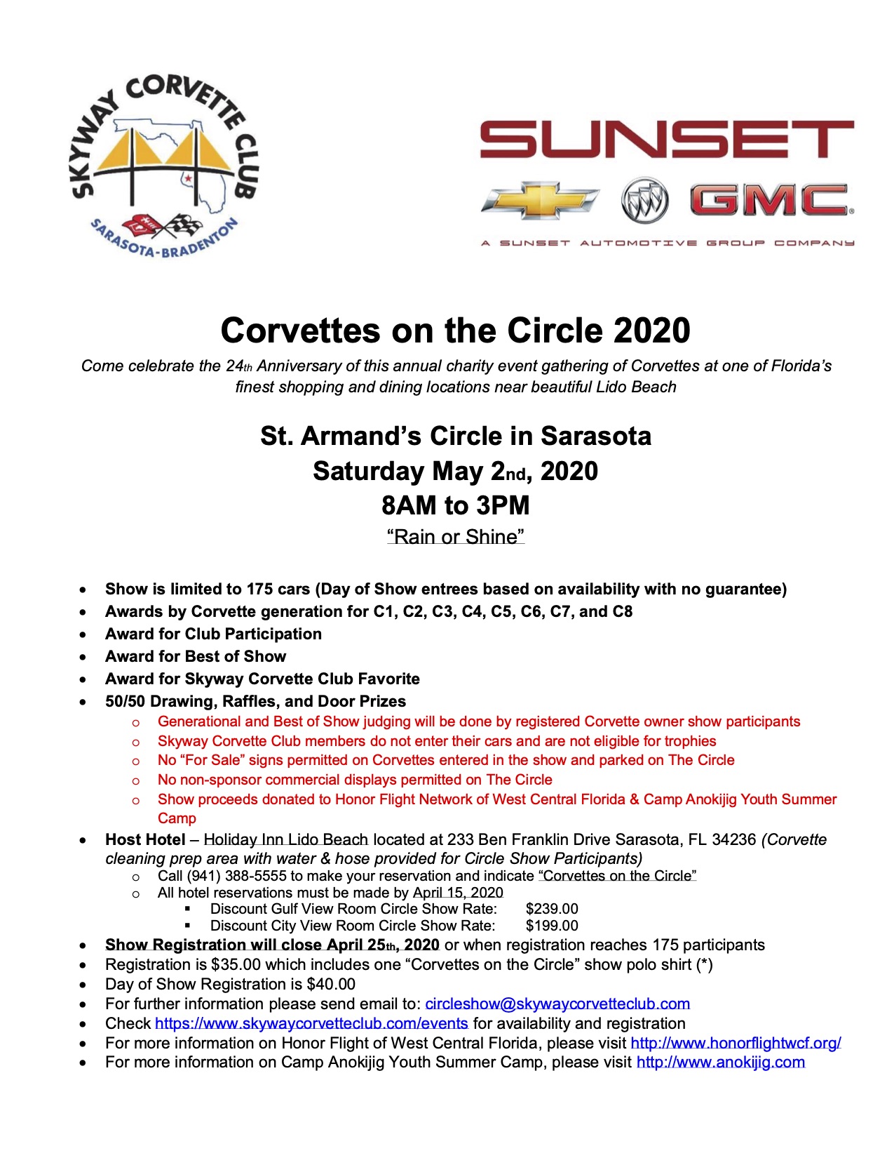 2020 Circle Show Flyer