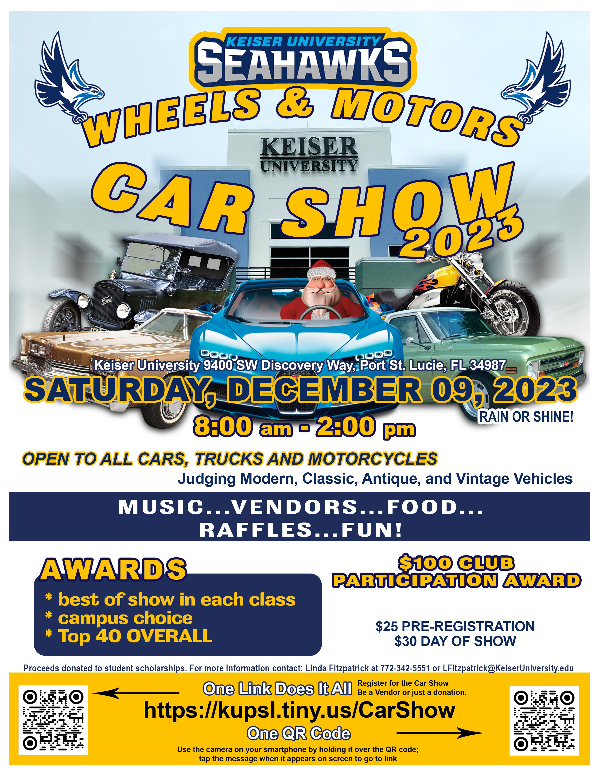 2023 Wheels and Motors Mail In Entry Form Flyer Page 1