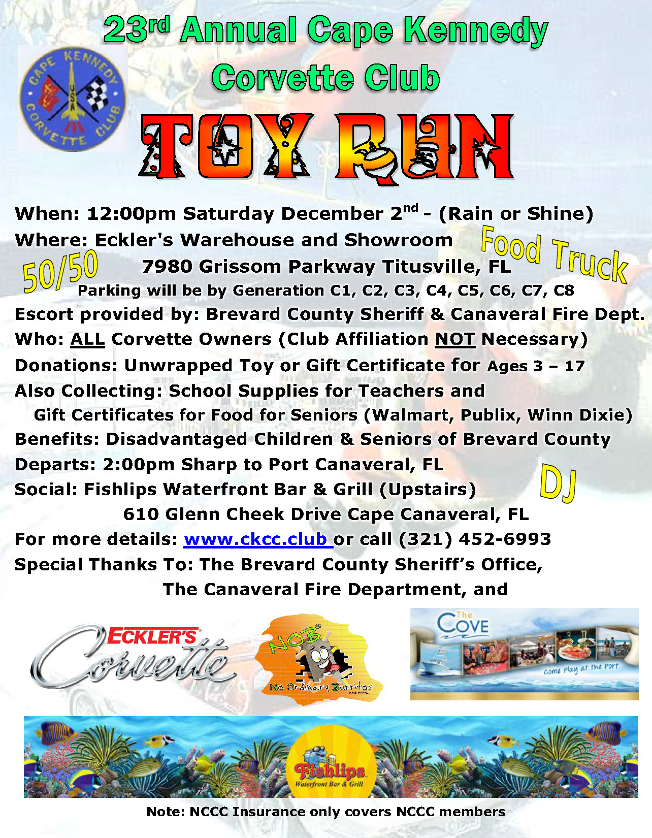 Toy Run Flyer 2023